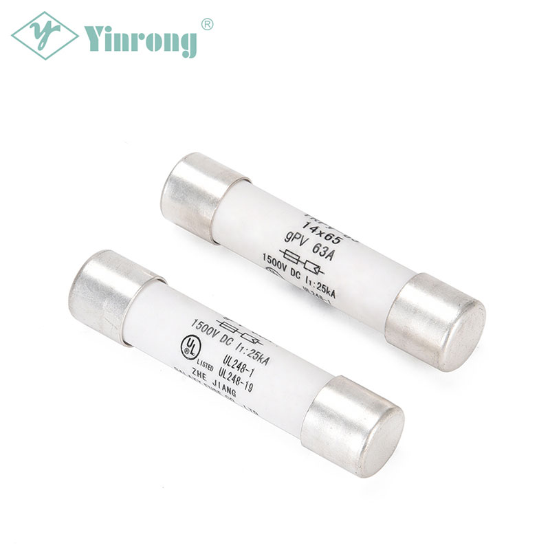 1000VDC 63A 14 × 65 mm zonne-PV-zekeringverbinding